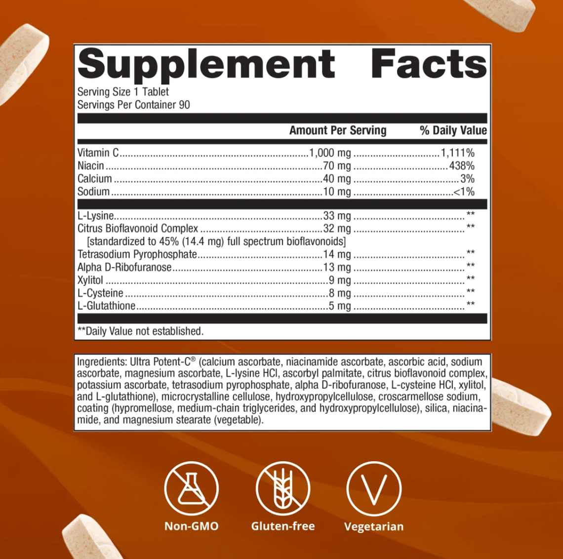 Metagenics Ultra Potency-C® 1000 高效維他命 C (90 粒)