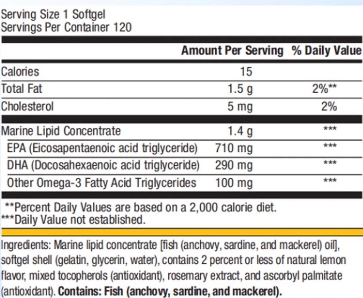 Metagenics OmegaGenics® EPA-DHA 1000mg 高濃度深海魚油 (120 粒)