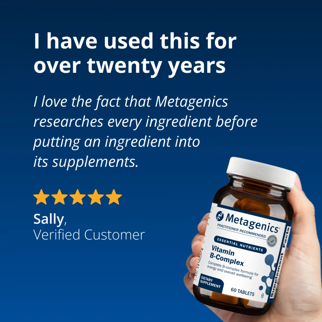 Metagenics Vitamin B Complex 高效維他命 B 群配方 (60 粒)